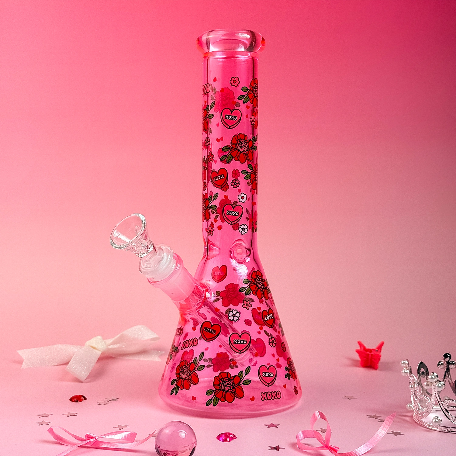 Rosy Romance Beaker